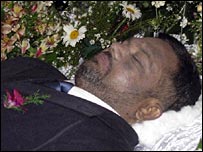 Late MP, Sripathi Sooriyaarachchi's body (photo Elmo Fernando)