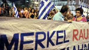 Протести проти Меркель