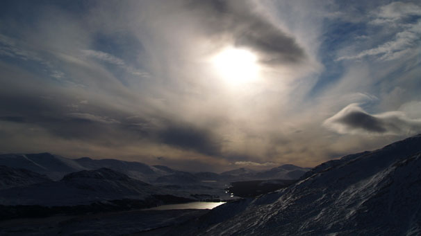 Loch Laggan on a snowy February day, courtesy of Eddie Waltham.
