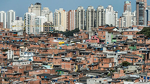 Favela de Paraisópolis (Foto AFP)