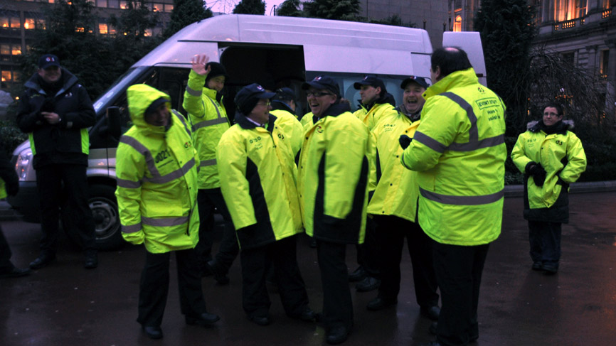 Torchlight Parade at Celtic Connections 2010. Photo by Julie Broadfoot.