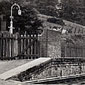 The railway line ran past the barn at the home of Mrs Reid, down the lane.