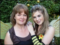 Kim and her daughter Abbie