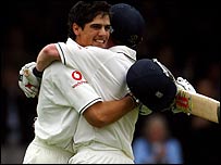 Cook reaches his century