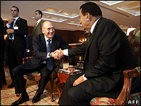 ओल्मर्ट और मुबारक