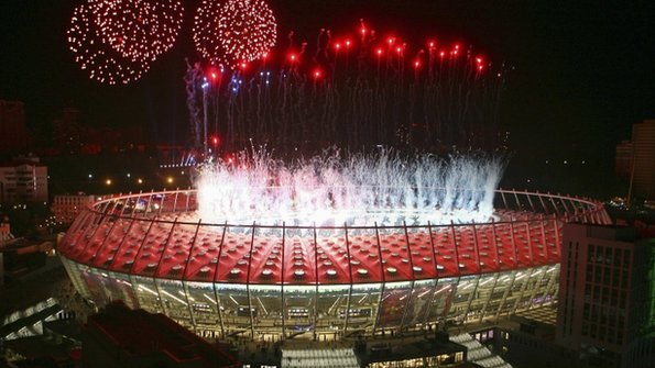 Fireworks in Kiev