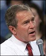 Bush projevil lítost