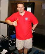 Paul Claridge, the team organiser 