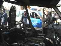 Bağdat'taki bir bombalı saldırı (Arşiv)