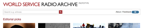 The World Service archive