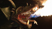Dragon breathing fire