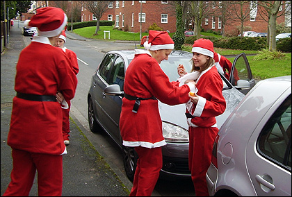 Preparing to become a Santa