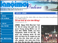 Tường thuật của báo Hà Nội Mới