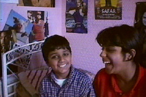 Biral tackles her room