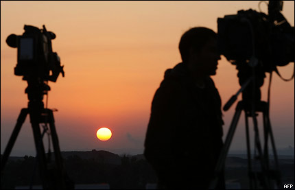 Periodista fuera de Gaza