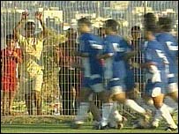 Jogadores do Bnei Sakhnin treinam em Israel