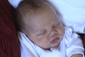 Graeme introduces thirteen day old Joseph