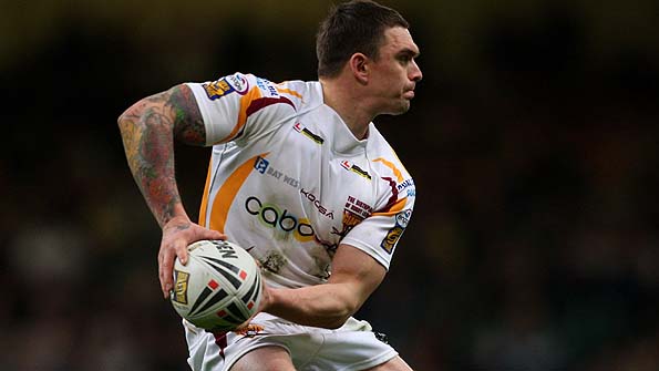 Danny Brough in action for Bradford