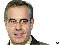 O ministro espanhol do Trabalho e Imigração, Celestino Corbacho