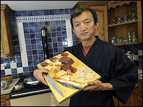 Japanese chef Shige Tazekoe