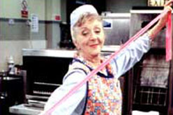 Thelma Barlow in Dinner Ladies