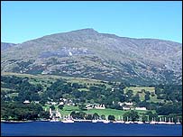 Coniston Old Man from Brantwood