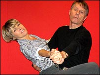 Tony and Julie dance at BBC Leicester