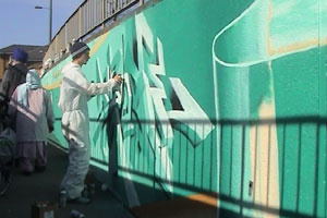 Michael and Corbin transform a subway