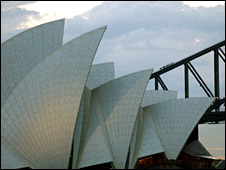 Iconic sails of the Sydney Opera House
