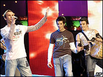 Montenegrin boy band, No Name, chosen to represent Serbia and Montenegro