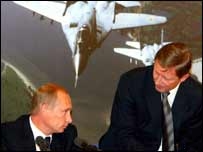 Vladimir Putin ve Sergey Ivanov