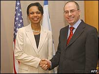 کاندوليزا رايس و سيلون شلوم