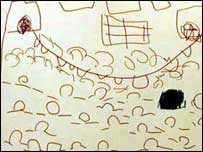 Desenho de Alan Chandishvili, 7 anos 