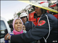 Polícia marroquina cerca distrito de El Fida, em Casablanca