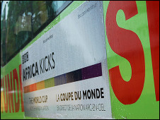 The bus is taking the BBc journalists across five countries in West Africa