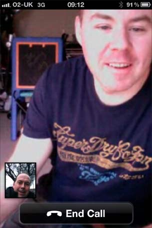 Skype on a smartphone
