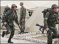 سربازان روسی در ابخاز 