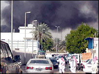 Consulado americano após ataque