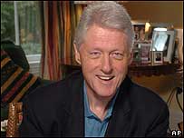 Bill Clinton depois da cirurgia