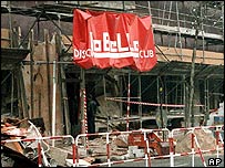 Escombros da discoteca atacada em Berlim em 1986