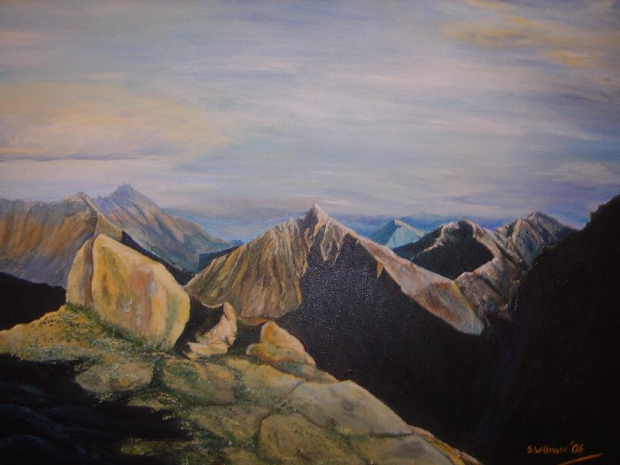 A painting of Cir Mhor, Isle of Arran by Sunny