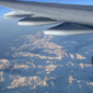 Flying in over the Alborz mountains