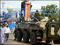 Military has been called into Puttalam under emergency regulations to deal with unrest (file photo)