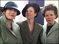 Three local extras in An Inspector Calls