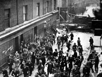 Barricade in the east end