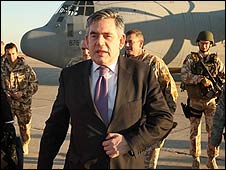 Ông Brown tại Baghdad, Iraq