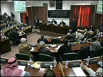 پارلمان فلسطينی در رام الله 