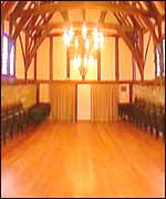 The great hall in the Lord Leycester Hospital 