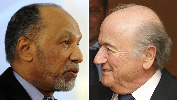 Bin Hammam faces a real battle if he's to oust Sepp Blatter as President of Fifa. Photos: AFP/Reuters