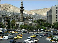 O monte Qassioun fica em Damasco, a capital da Síria